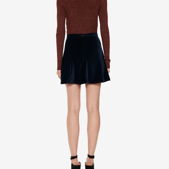 Rag and Bone Jean Velvet Suki Mini Skirt - Picture 2 of 4